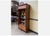 Antique Art Nouveau Display Bookcase with Inlays, 1910 For Sale - Image 9 of 10