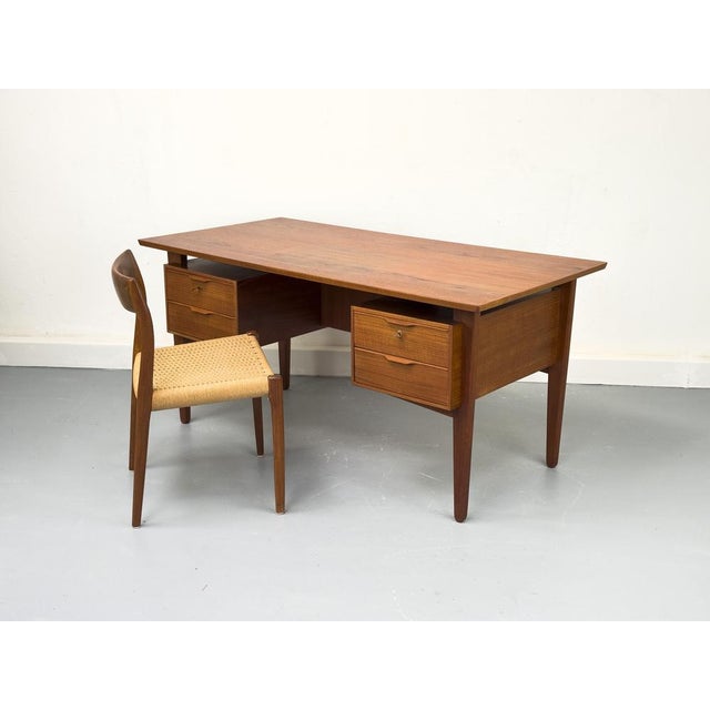 Danish Teak Desk with Drawers by Henning Jørgensen, 1960s For Sale - Image 16 of 18