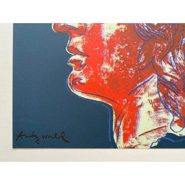 Andy Warhol Vintage 1986 Limited Edition Large Fine Art Lithograph Print " Alexander the Great " 1982 For Sale In Kansas City - Image 6 of 12