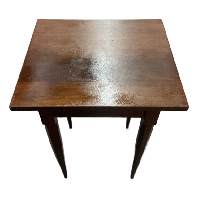 Late 20th Century Federal Style Side Table For Sale