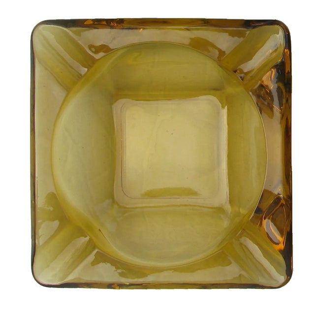 Mid-Century Modern Art Glass Ashtrays, Set of 4 For Sale In Tulsa - Image 6 of 7