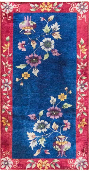 Early 20th Century Chinese Art Deco Rug-3' X 5'10"