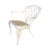 Vintage Wrought Iron Patio Chairs Set of 4 Floral detail along arm rests, top of back rests, and legs Perfect for any...