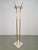 Hollywood Regency Italian Carrara Marble and Brass Freestanding Coat Rack, 1960s For Sale - Image 3 of 8