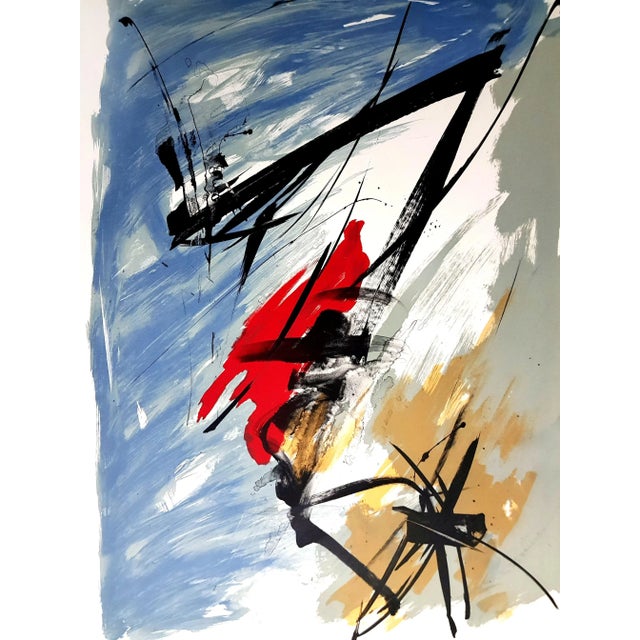 Jean Miotte - Abstract Composition - Original Aquatint Engraving 1970s For Sale - Image 9 of 9