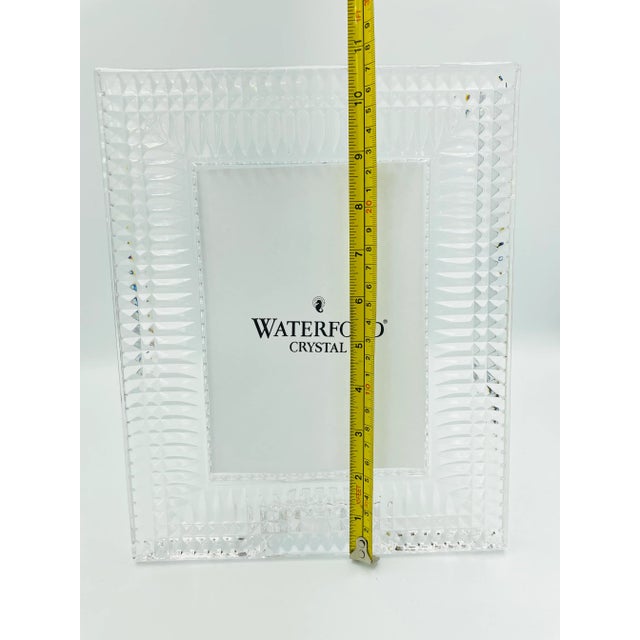 1990s Waterford Crystal Lismore Diamond Photo Frame For Sale - Image 9 of 11