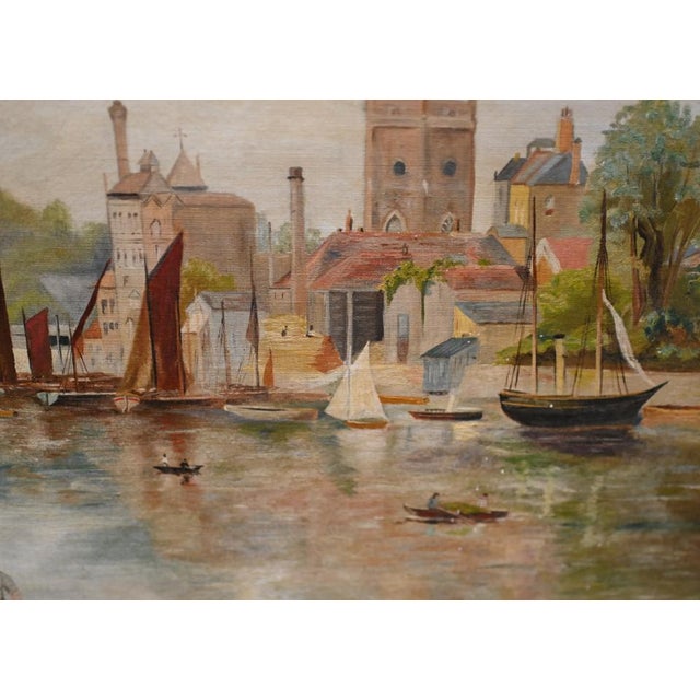 Harold Gregson, Henley on Thames Riverscape, 1870, Oil Painting, Framed For Sale - Image 3 of 16
