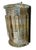 Glass Mid 20th Century Mid-Century Modern Glass Sconce With Ribbing For Sale - Image 7 of 7