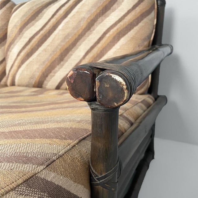 American Modern Sofa by Lyda Levi for McGuire Company, 1970s For Sale - Image 11 of 15