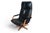 An imposing and exceptionally well-preserved 1970s highback swivel lounge chair and matching ottoman by Arne Wahl Iversen...