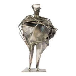 Abstract Metal Sculpture of a Figure by Abbott Pattison