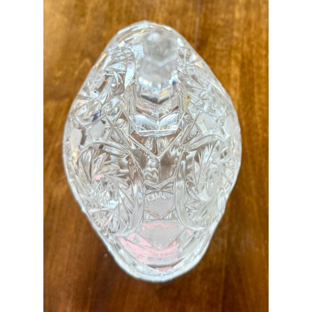Mid-Century Modern Mid 20th Century Lausitzer German Large Crystal Dish For Sale - Image 3 of 12