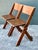 Vintage French Folding Chairs - A Pair For Sale - Image 4 of 12