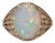 5.6Ct Ethiopian Opal Ring With Natural Diamond Accents: Solid 14k Gold, 13x11mm For Sale