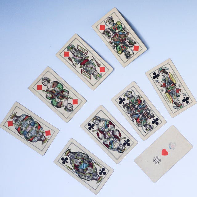 Antique Austrian Josef Glanz Industrie Und Glück Tarock Playing Cards, Vienna, Circa 1880s For Sale In Las Vegas - Image 6 of 18