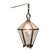 Black Arts and Crafts Brass and Glass Hall Lantern For Sale - Image 8 of 8