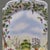 Late 20th Century Vintage "Ma Maison" Hand Painted Collection Garden Scene Scalloped Edge Platter For Sale - Image 5 of 11