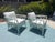 Mid 20th Century Vintage Faux Bamboo Patio Set by Meadowcraft, Chippendale Details and Sunbrella Cushions For Sale - Image 5 of 18