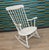 1970s Shabby Chic White Rocking Chair, 1970s For Sale - Image 5 of 10