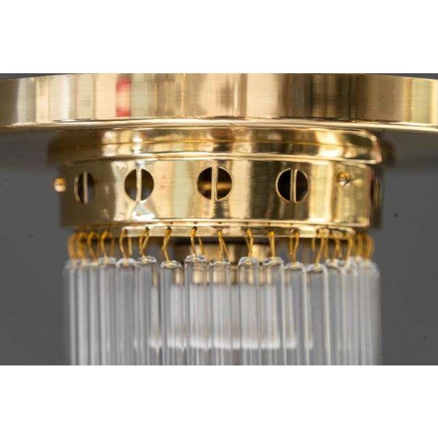 Art Deco Ceiling Lamps with Glass Sticks, 1920s, Set of 2 For Sale - Image 10 of 14