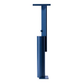 Polyshape Blue Aluminium Floor Lamp by Ferrerol Babin for Cassina For Sale