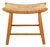 Ticino Stool in Wood with Wickerwork Seat For Sale