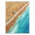 Beach From Above Ii - Coastal Waterscape Beach Scene Painting on Canvas - Original Artwork by Kathleen Keifer For Sale