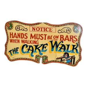 1960's English Carnival Sign