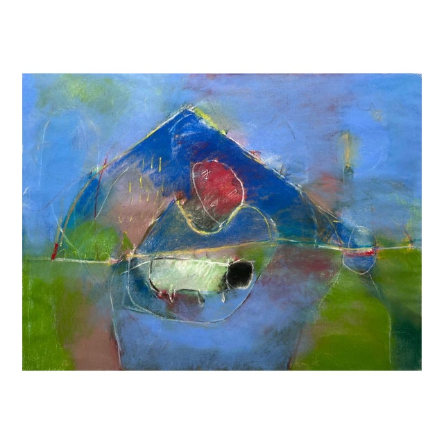 1980s Beaulieu Pastel Painting Signed Shepherd of the Hills For Sale