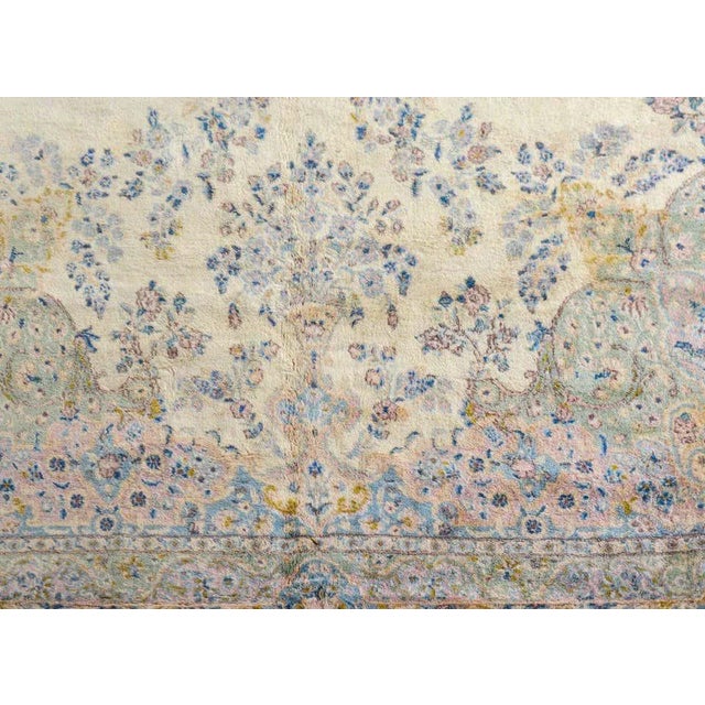 Textile Large Early 20th Century Kirman Rug For Sale - Image 7 of 11