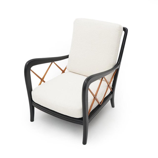 Vintage Lounge Chairs with Wooden Frame, 1940s, Set of 2 For Sale - Image 9 of 14