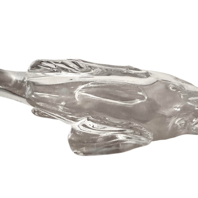 Glass Vintage Art Glass Koi Fish Figurine Sculpture For Sale - Image 7 of 11