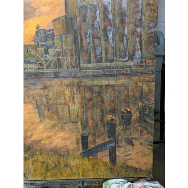 Contemporary Detroit Area Area Artist Nancy Patek Detroit Cement Factory For Sale - Image 3 of 4