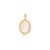 Gold 6.81 Ctw Faceted Rose Quartz Statement Pendant With Diamonds For Sale - Image 8 of 10