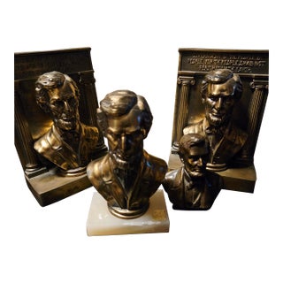1950s Early American Abraham Lincoln Collection - Set of 5 For Sale