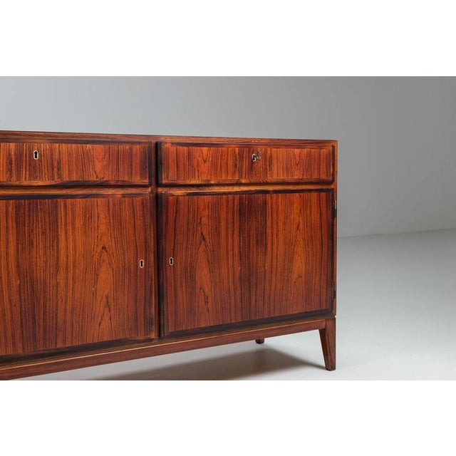 Model 5 Sideboard in Rosewood by Gunni Omann for Omann Jun, Denmark, 1960 For Sale - Image 10 of 15