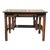 Early 20th Century Arts & Craft Mission Solid Oak Library Desk 1920s For Sale