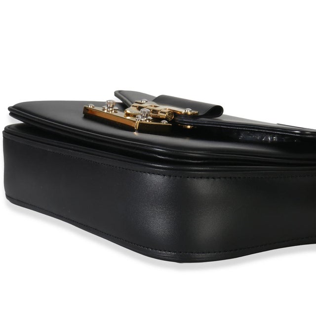 Animal Skin Black Calfskin Monogram Swing Bag For Sale - Image 7 of 9