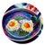 Crispy Eggs by Alai Ganuza | Oil Painting and Acrylic of two fried eggs in a pan For Sale