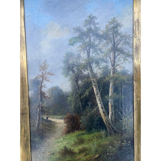 Late 19th Century Late 19th Century Signed Ada Stone Landscape Paintings. United Kingdom - a Pair For Sale - Image 5 of 12