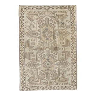 Vintage Turkish Rug 2'4" x 3'5" For Sale