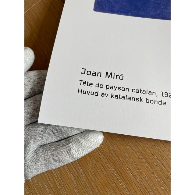2020s Joan Miró (1893-1983), Tête De Paysan Catalan, 1925, Copyright Successió Miró Adagp, Paris Bildypphovsrätt 2019 For Sale - Image 5 of 7