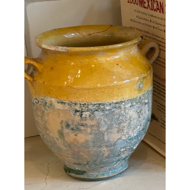 French Late 19th French Confit Pot With Mustard Glaze For Sale - Image 3 of 6