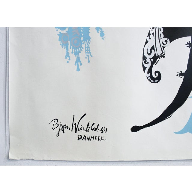 Date: 1954 Size: 31.5 x 48 inches Artist: Bjorn Wiinblad About the Artist: Bjørn Wiinblad (20 September 1918 – 8 June...