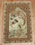 Early 20th Century Antique Zabihi Collection Persian Tabriz Rooster Swan Rug Mat - 1'9" x 2'9" For Sale - Image 5 of 5