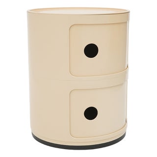 White Modular Storage Unit by Anna Castelli for Kartell, 1970s For Sale