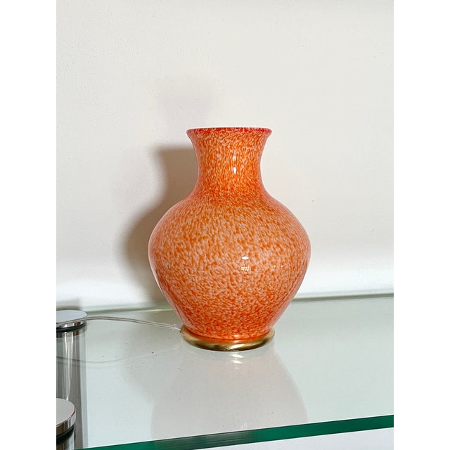 Orange Murano Table Lamp from La Murrina, 1990s For Sale - Image 9 of 16