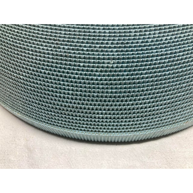 Postmodern Mid 20th Century Postmodern Blue Corrugated Cardboard Mirror by Flute of Chicago For Sale - Image 3 of 5