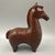 Brown Vintage MCM Bitossi Style Trojan Horse Ceramic Figurine For Sale - Image 8 of 9