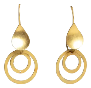 22k Gold Drop Earrings
